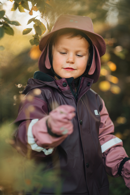 Lindberg Fagerhult Gefütterter Regenoverall, Plum/Dry Rose 3366-6568-1796_4c.jpg